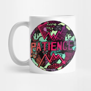 Blue Red Blend Circle of Patience Mug